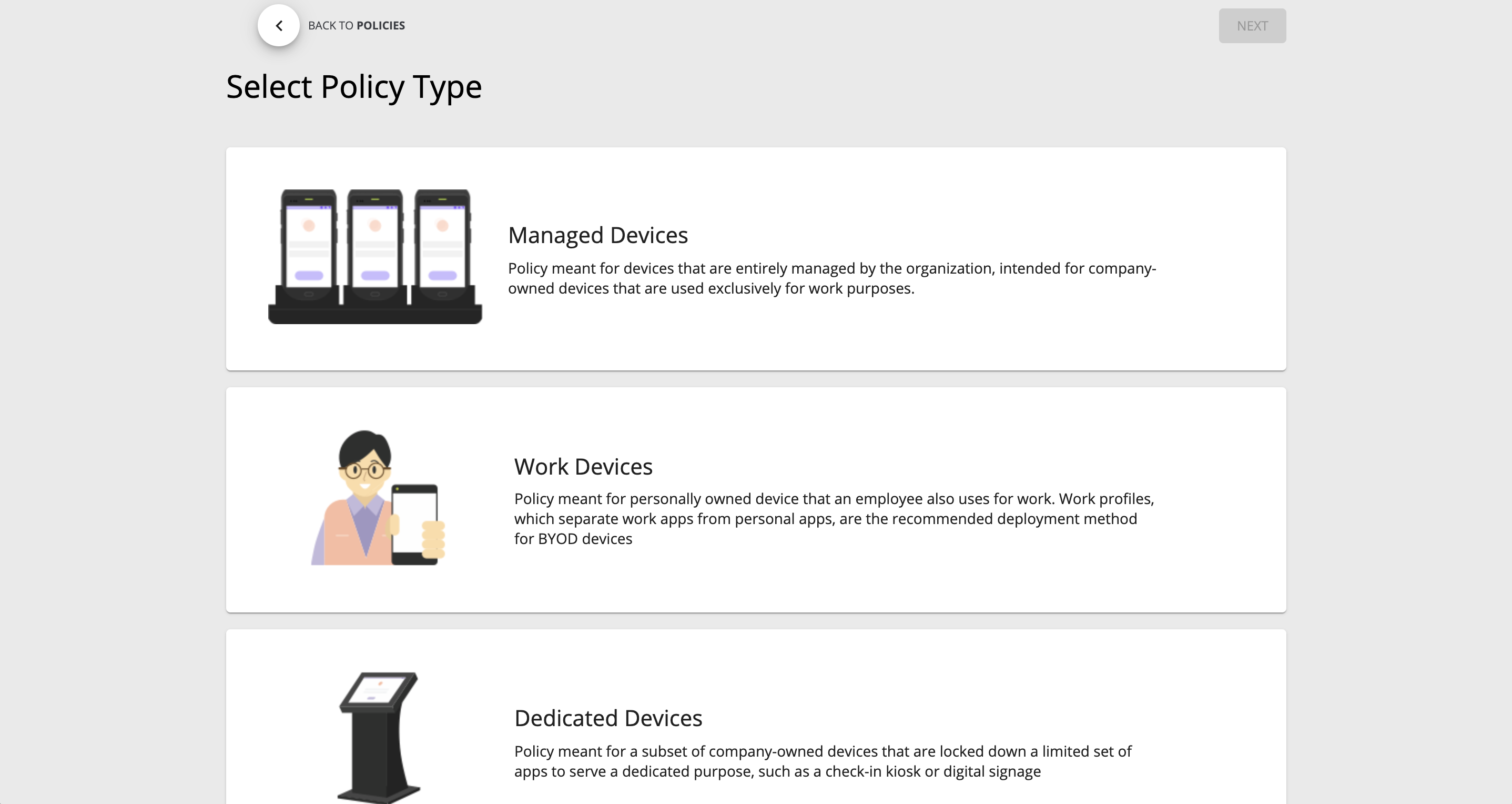 Select Profile