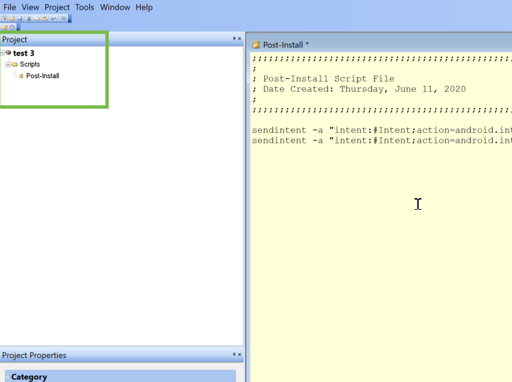 New Package Script