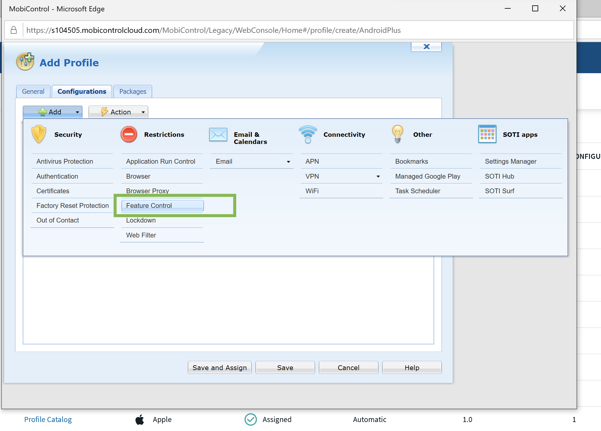 Create Profile