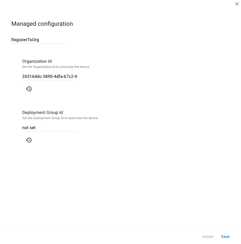 Setup Actions