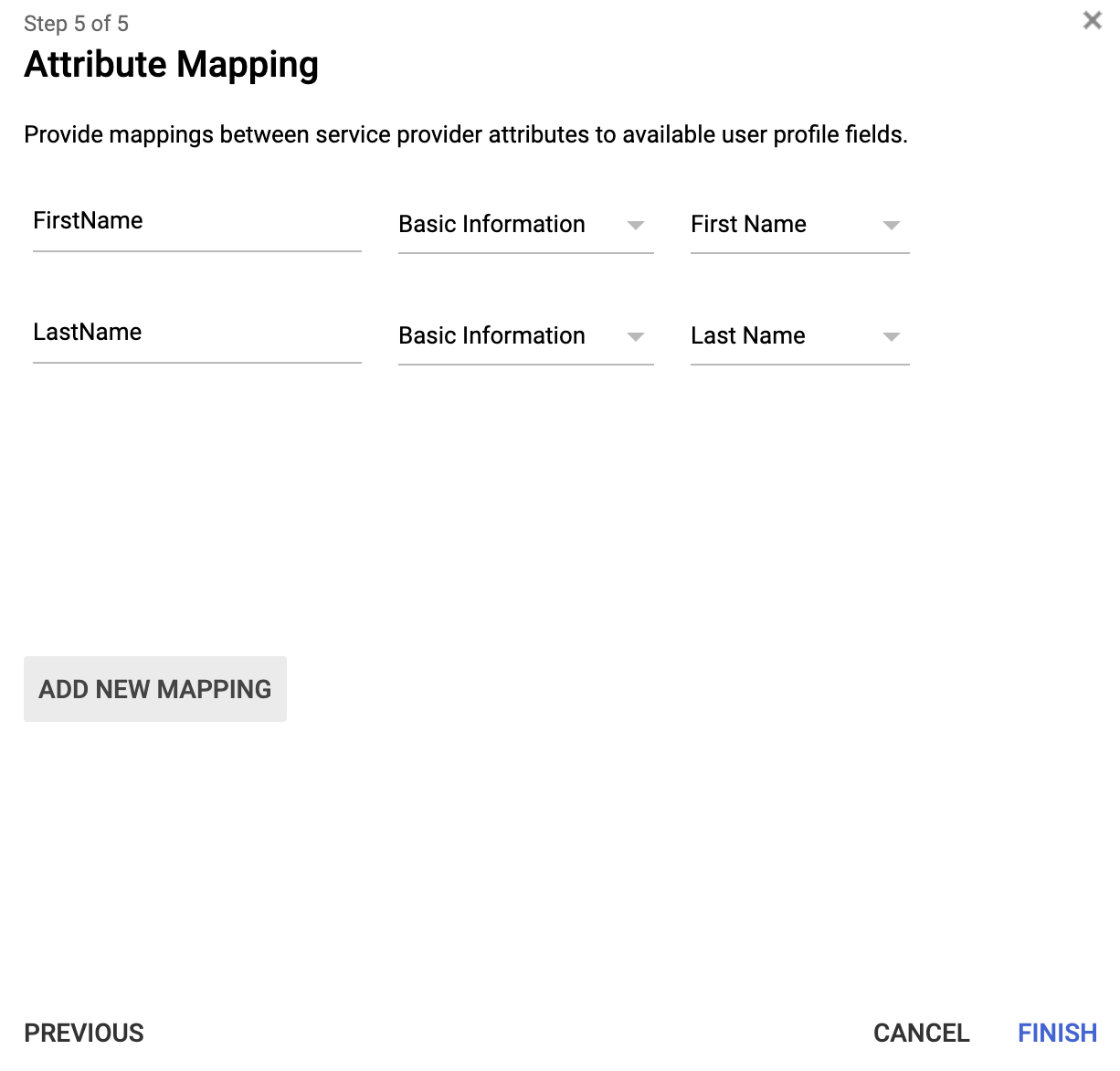 Additional Mappings Custom App