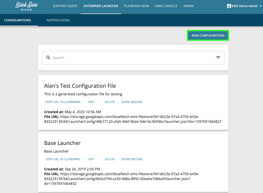Launcher Config