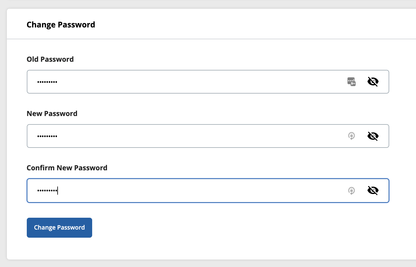 Confirm Password