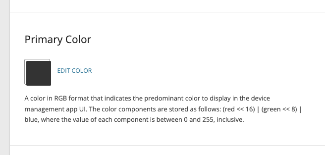 Enterprise Primary Color