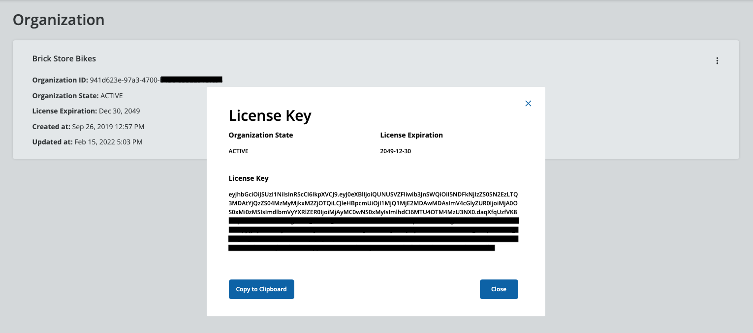 License Key