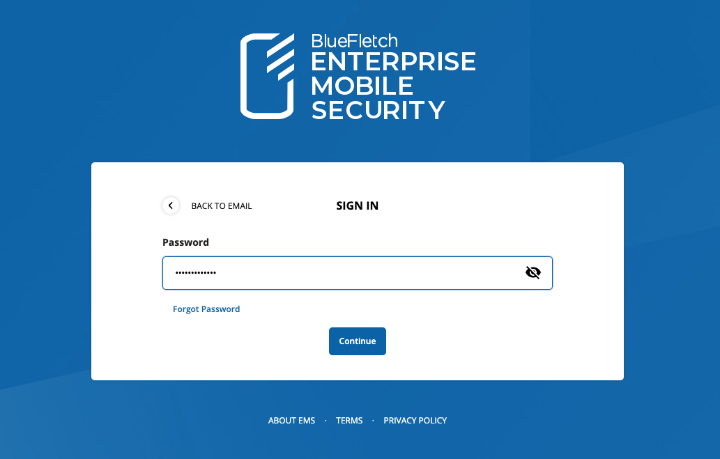 Enter Password