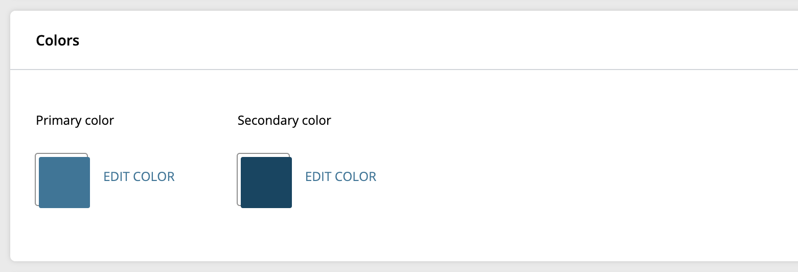 Organization Colors
