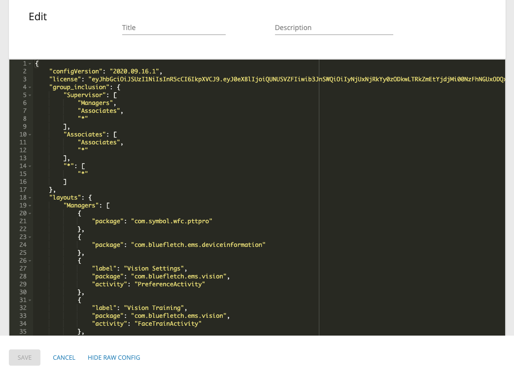 Launcher Config
