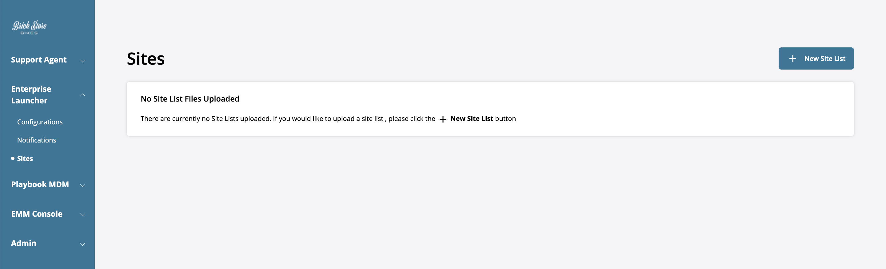 Sites Empty